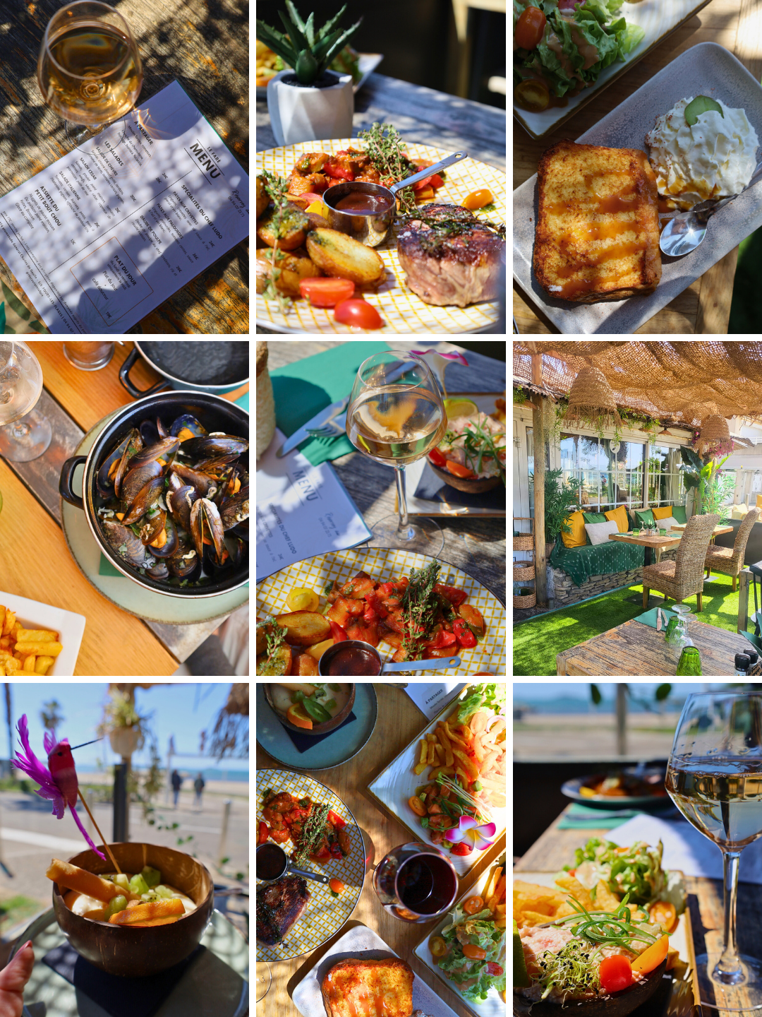 Restaurant Le Faré Six-Fours-Les-Plages Plage Bonnegrâce Cuisine Méditerranéenne Plat Maison de saison apéritif